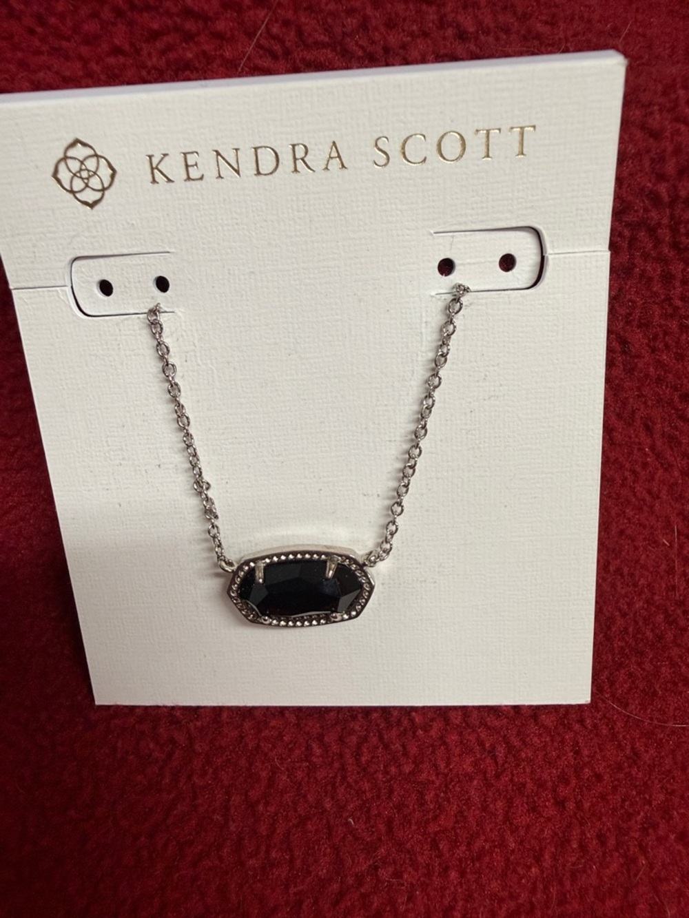 Kendra Scott Black Elisa Necklace